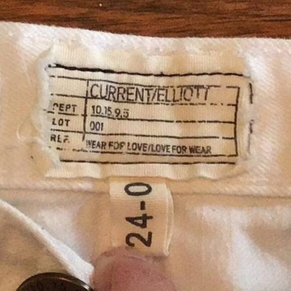 Current/Elliott The Boyfriend Shorts in Sugar Sz 24 - Picture 6 of 10